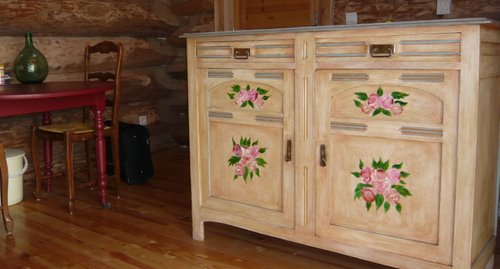 meuble peint 
